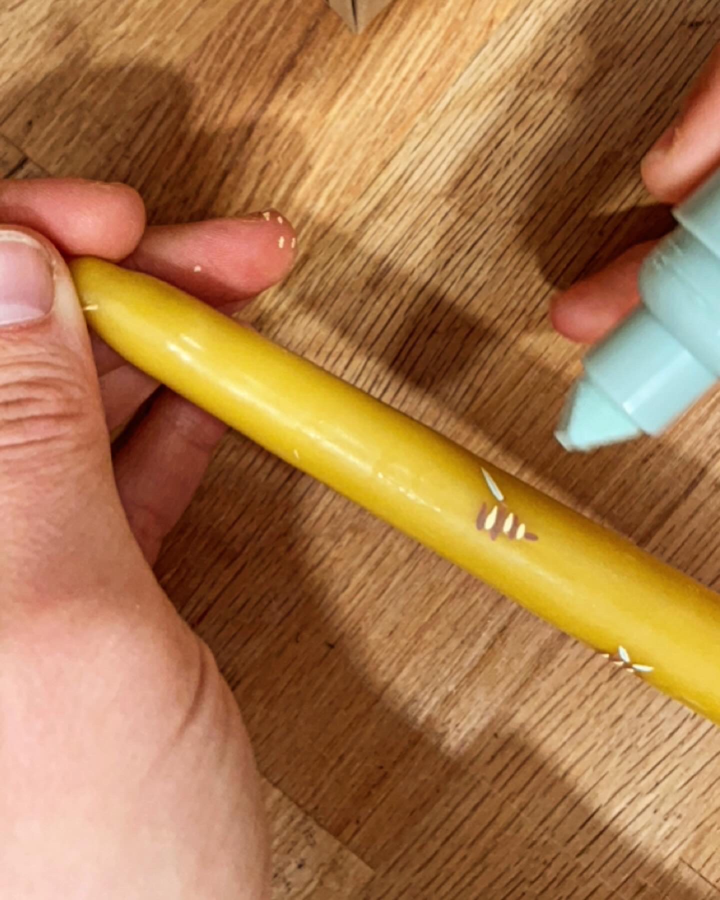 Handmade Beeswax Candle 1pcs