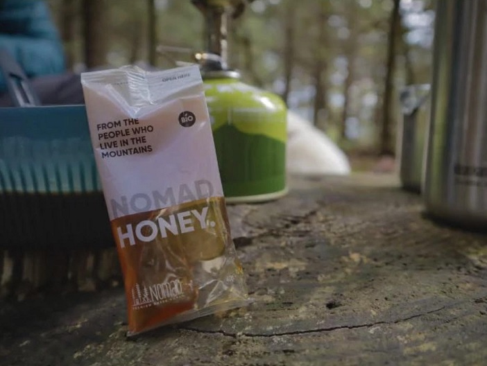 Organic honey in a 40g portion